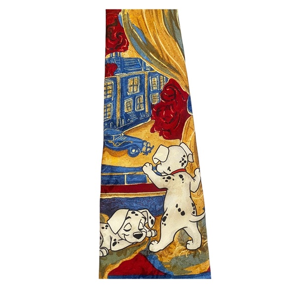 Vintage 101 Dalmatians 100% Silk Disney Tie - Picture 3 of 6